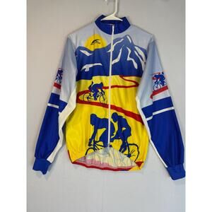 Cycling Racing Jacket Jersey Bike KUCHARIK Men's Small Sun And‎ Mountains